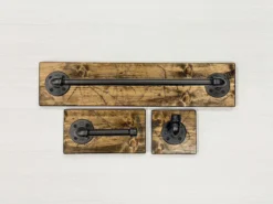 Industrial Rustic Bathroom Set of 2, Great Gift