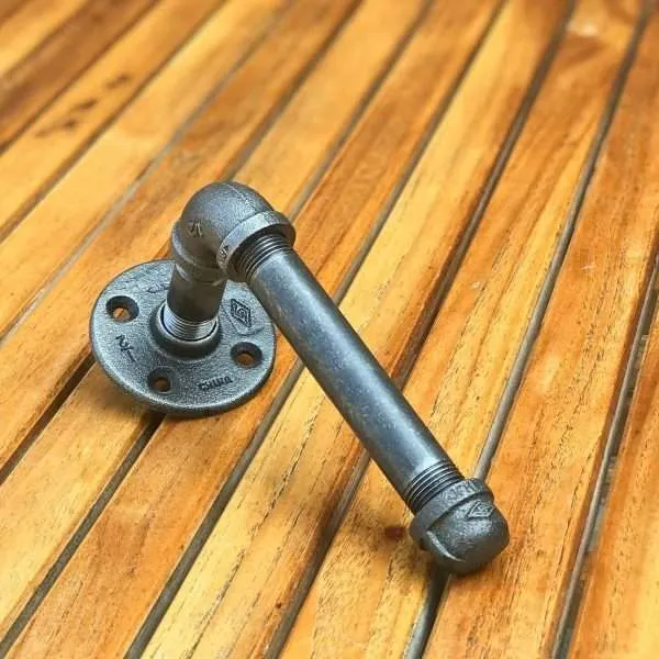 Alternative view of Industrial Toilet Paper Holder | Wall Bathroom Decor | Quality Made in Illinois