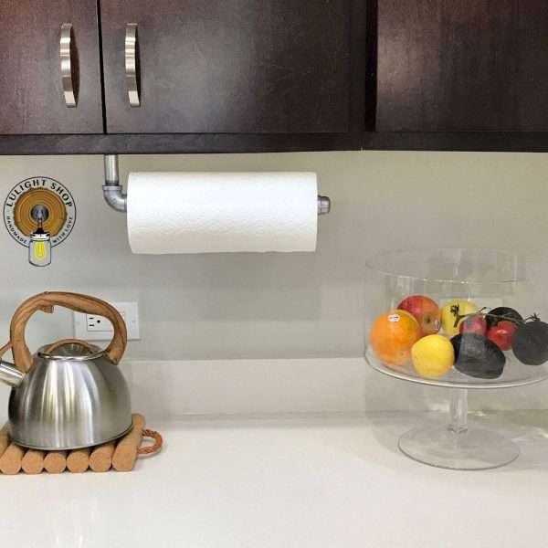 Wall Paper Towel Holder - Under Cabinet Paper Towel Rod - Wall Towel Bar - Free Shipping