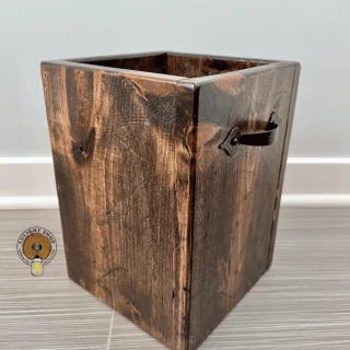 farmhouse bathroom storage bin