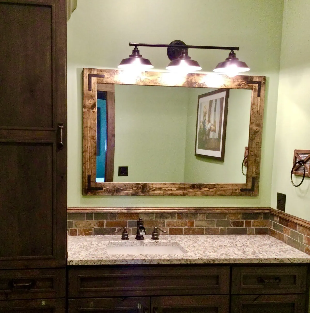 Rustic Wall Mirror, Farmhouse Decor, Bathroom Vanity Mirror, Full Length Mirror - Image 9