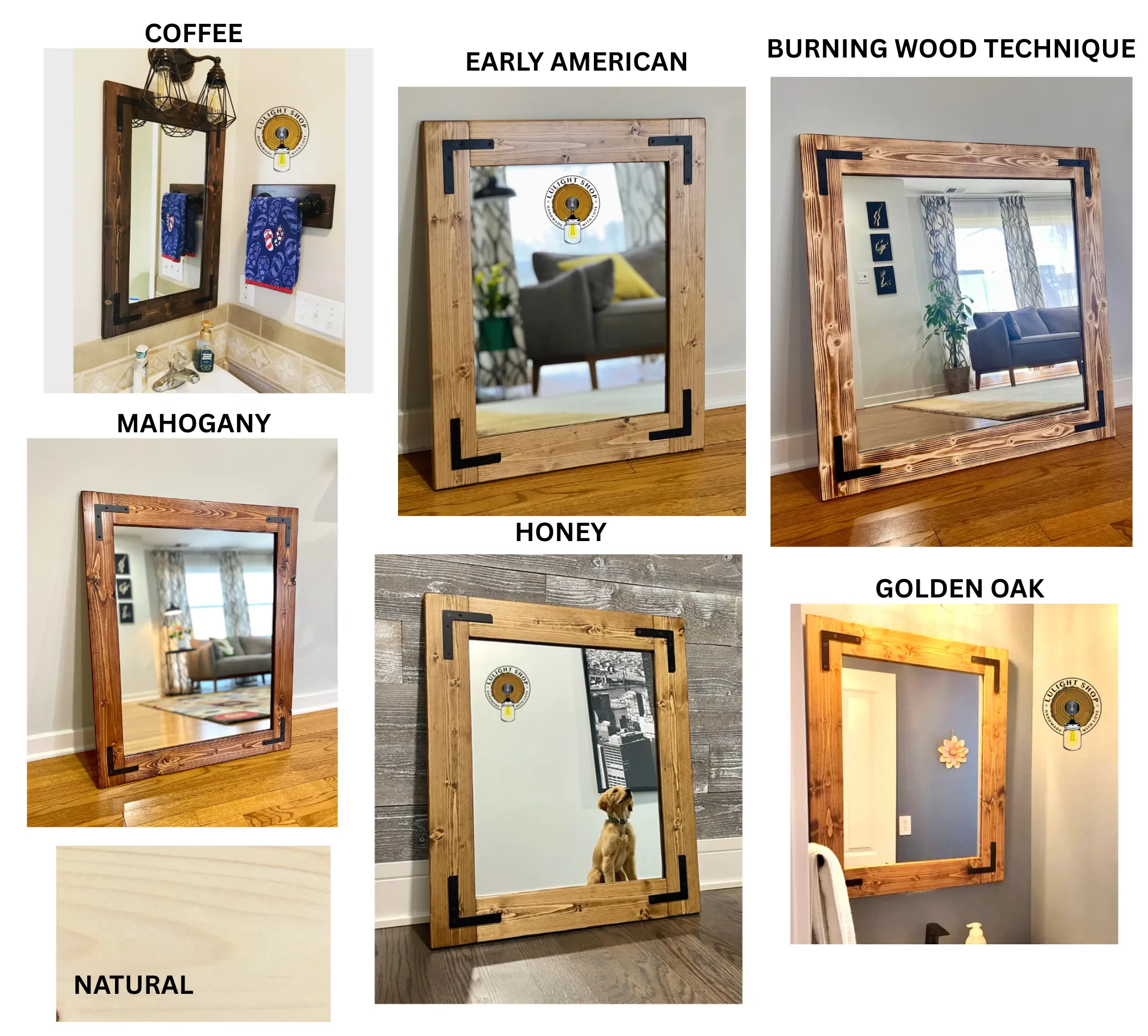 Rustic Wall Mirror, Farmhouse Decor, Bathroom Vanity Mirror, Full Length Mirror - Image 14