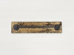 Towel Bar on Wood - Bathroom Holder - Kitchen Rack - Pipe Rack - Made in USA