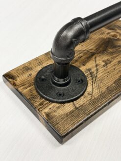 Alternative view of Rustic Wood Toilet Paper Holder | Handmade Farmhouse Bathroom Decor | FREE Shipping