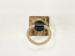 Alternative view of Rustic Rope Towel Ring, Bathroom Decor, Bathroom Accessories