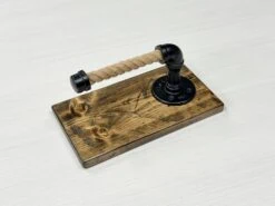 Alternative view of Rustic Wood Rope Bathroom Set of 3 Must Have Accessories - Toilet Paper Holder, Rope Towel Bar and Rope Hand Towel Holder