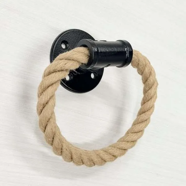 rope hand towel holder ring