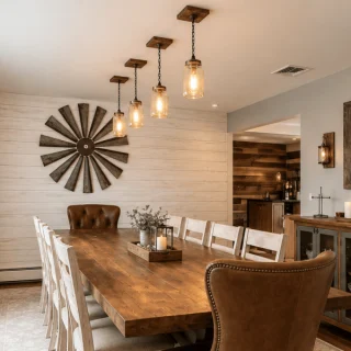 rustic hanging mason jar light industrial farmhouse pendant lighting