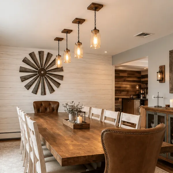 rustic hanging mason jar light industrial farmhouse pendant lighting
