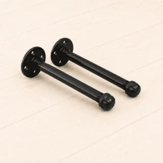 industrial pipe shelf brackets farmhouse shelves